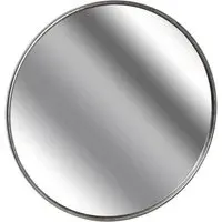Hill Interiors Round Wall Mirror - Silver, Metal