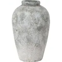 Hove Tall Ceramic Vase - Stone