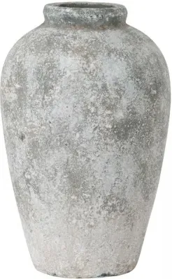 Hove Tall Ceramic Vase - Stone