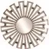 Kalgoorlie Round Sunburst Mirror - Antique Silver