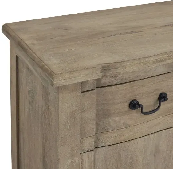 Kingaroy 120cm Sideboard with 3 Drawers 2 Doors - Brown