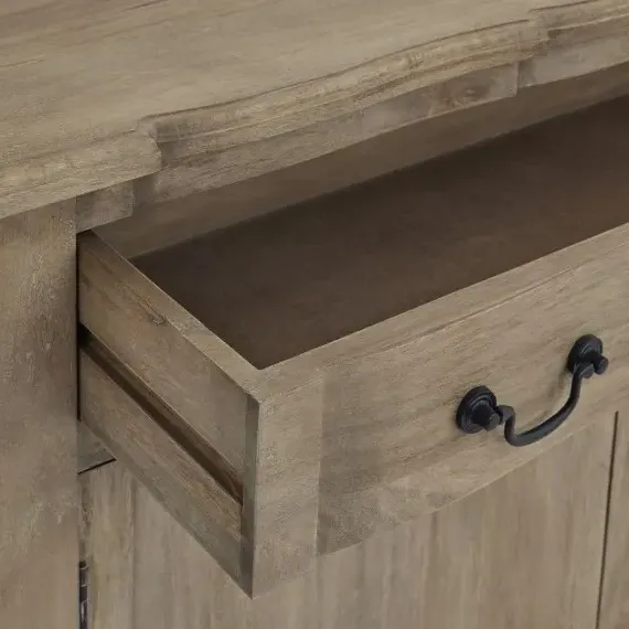 Kingaroy 120cm Sideboard with 3 Drawers 2 Doors - Brown