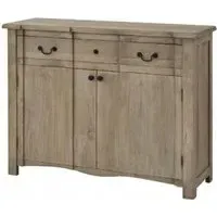Kingaroy 120cm Sideboard with 3 Drawers 2 Doors - Brown