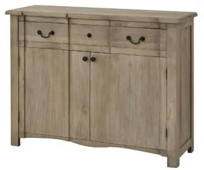 Kingaroy 120cm Sideboard with 3 Drawers 2 Doors - Brown