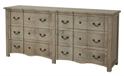 Kingaroy 6 Drawer Chest - Brown, Wood