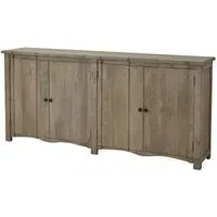 Kingaroy 90cm Sideboard with 4 Doors - Brown, Wood