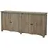 Kingaroy 90cm Sideboard with 4 Doors - Brown, Wood