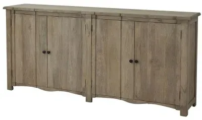 Kingaroy 90cm Sideboard with 4 Doors - Brown, Wood image