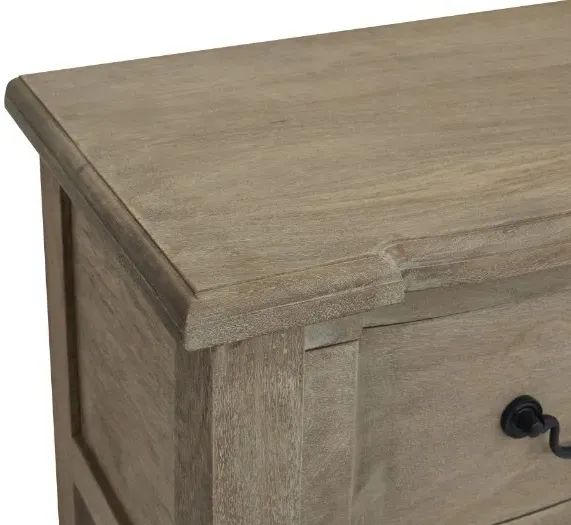 Kingaroy Console Table with Drawer - Brown