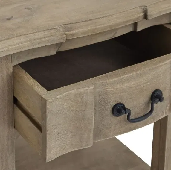 Kingaroy Side Table with Drawer - Brown