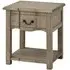 Kingaroy Side Table with Drawer - Brown