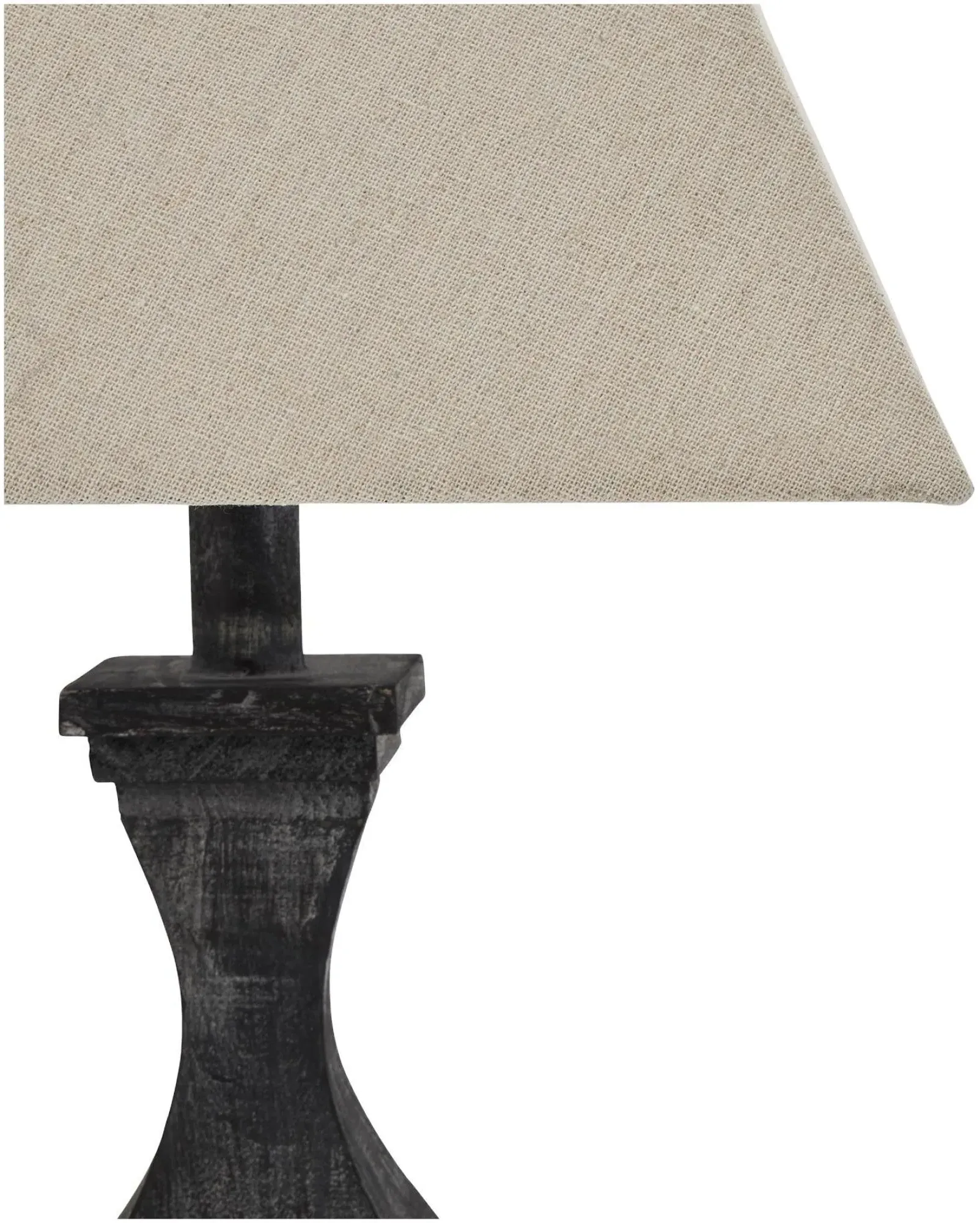 Kyneton Fluted Table Lamp - Brown, Wood