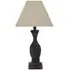 Kyneton Fluted Table Lamp - Brown, Wood
