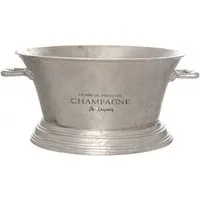 Large Champagne Cooler - Antique Pewter