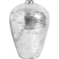 Large Hammered Astral Vase - Silver