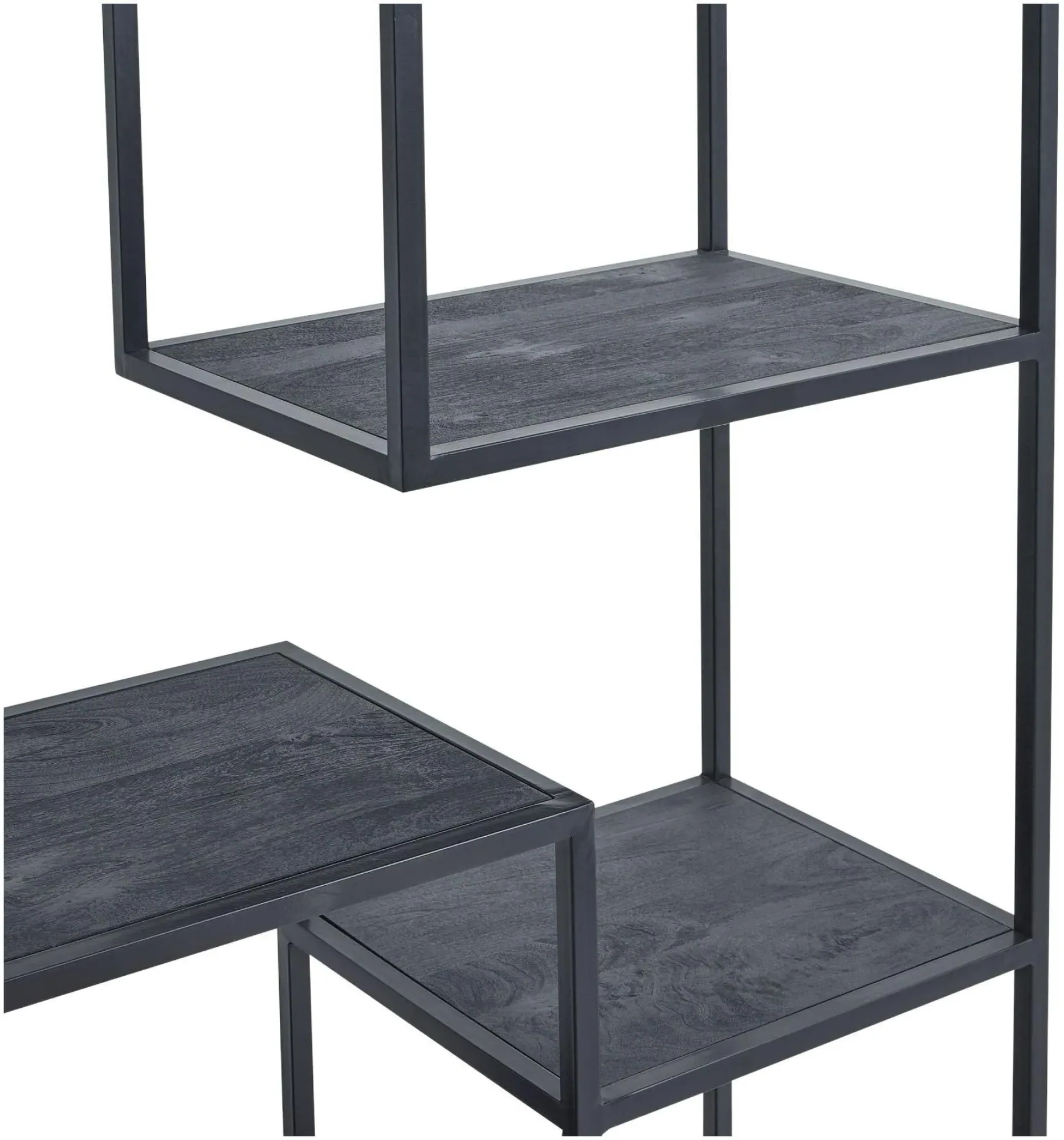 Large Multi Shelf Unit - Black, Metal