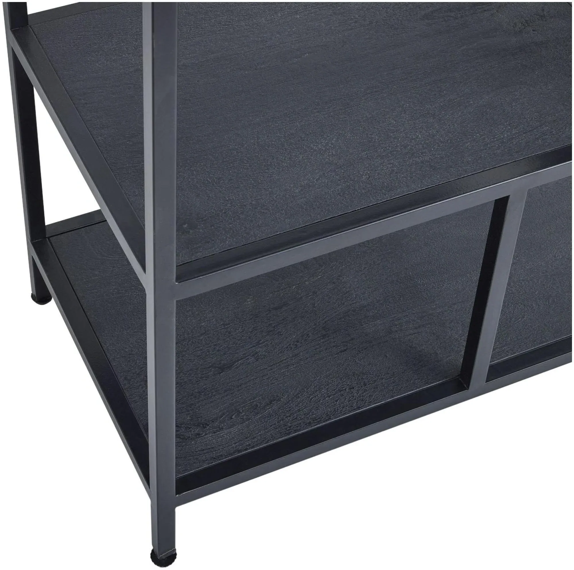 Large Multi Shelf Unit - Black, Metal