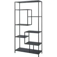 Large Multi Shelf Unit - Black, Metal