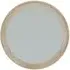 Large Round Framed Mirror - Antique White, Washed Wood