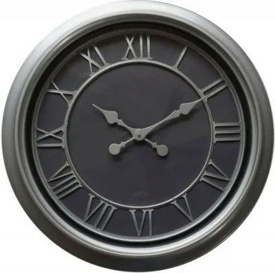 Leigh Wall Clock - Silver image