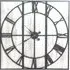 Loxton Panelled Wall Clock - Silver
