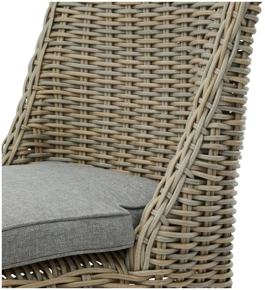 Marsh Round Dining Chair - Rattan