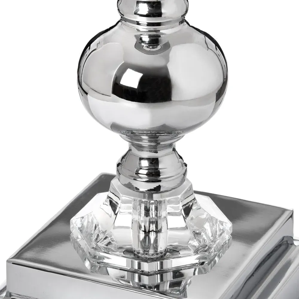 Milan Chrome Table Lamp - Silver