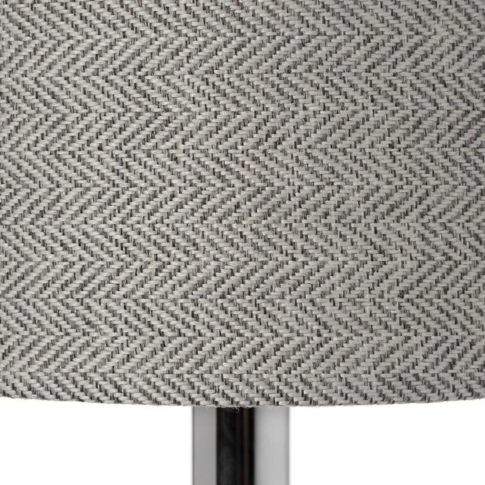 Milan Chrome Table Lamp - Silver