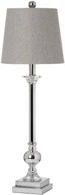 Milan Chrome Table Lamp - Silver image
