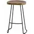 Moonie Hardwood Bar Stool Set of 2