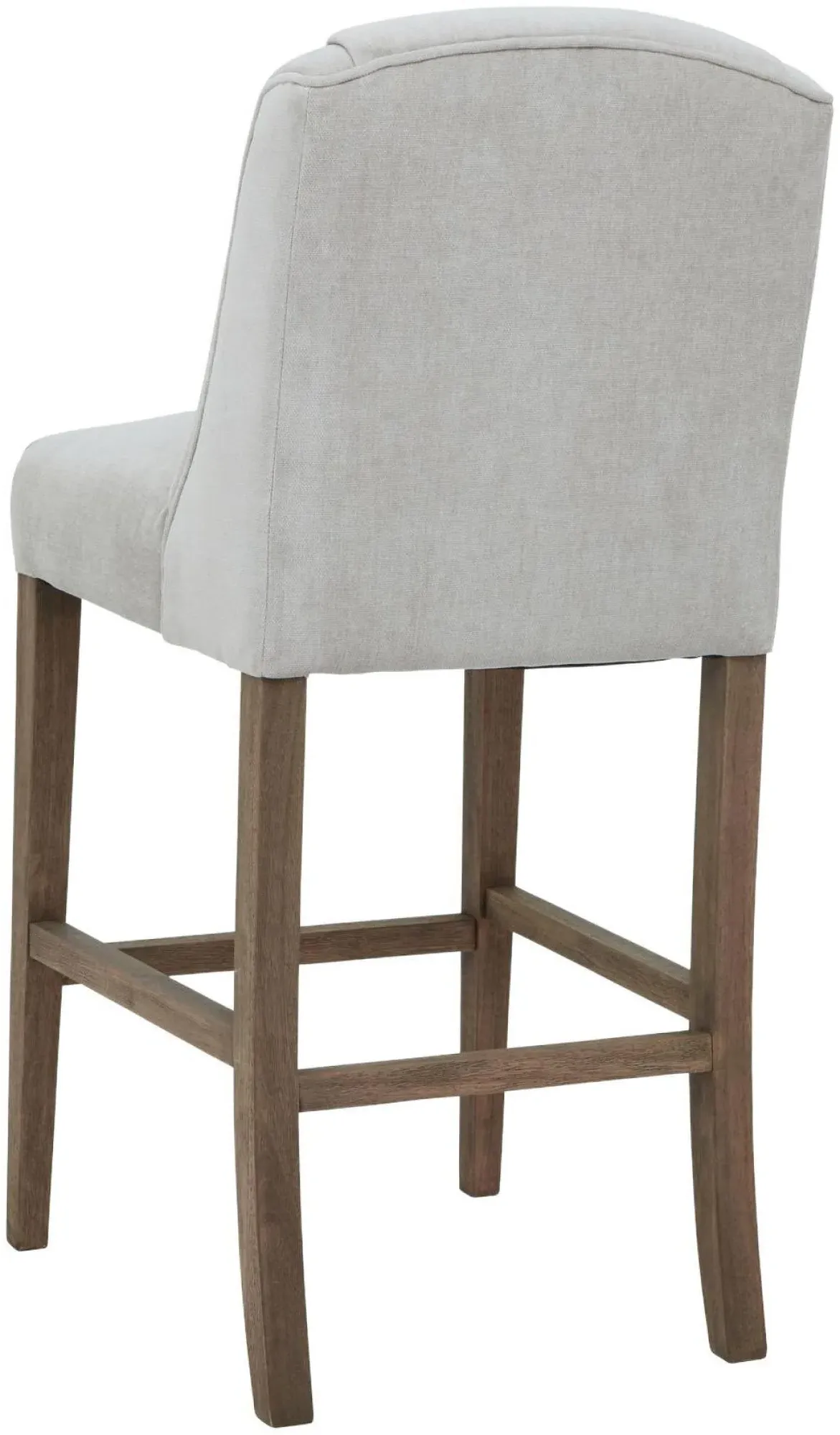 Morgan Upholstered Barstool Set of 2 - Grey
