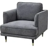 Moura Fabric Armchair - Grey