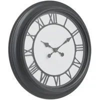 Norfolk Wall Clock - Black, Glass