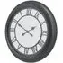 Norfolk Wall Clock - Black, Glass