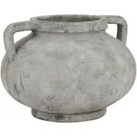 Rayleigh Large Pelike Pot - White, Ceramic Stone