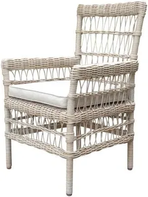 Renmark Rattan Outdoor Dining Chair - Beige