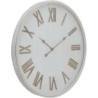 Rustic Clock - White