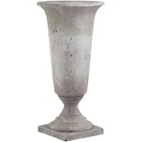 Tall Ceramic Effect Urn Planter - Stone