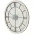 Victoria Round Wall Clock - White, Metal