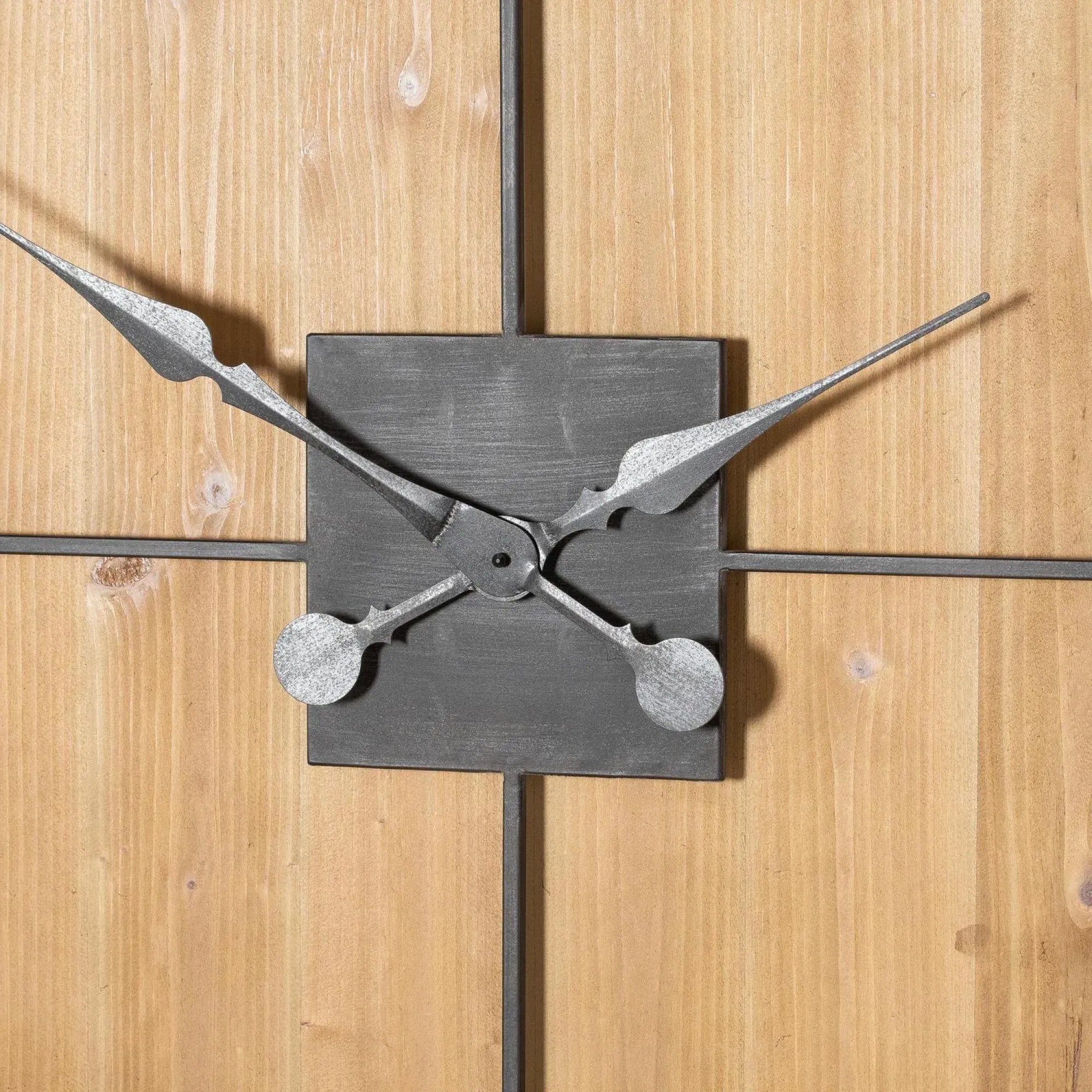 Victoria Square Wall Clock - Brown, Wood