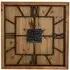 Victoria Square Wall Clock - Brown, Wood