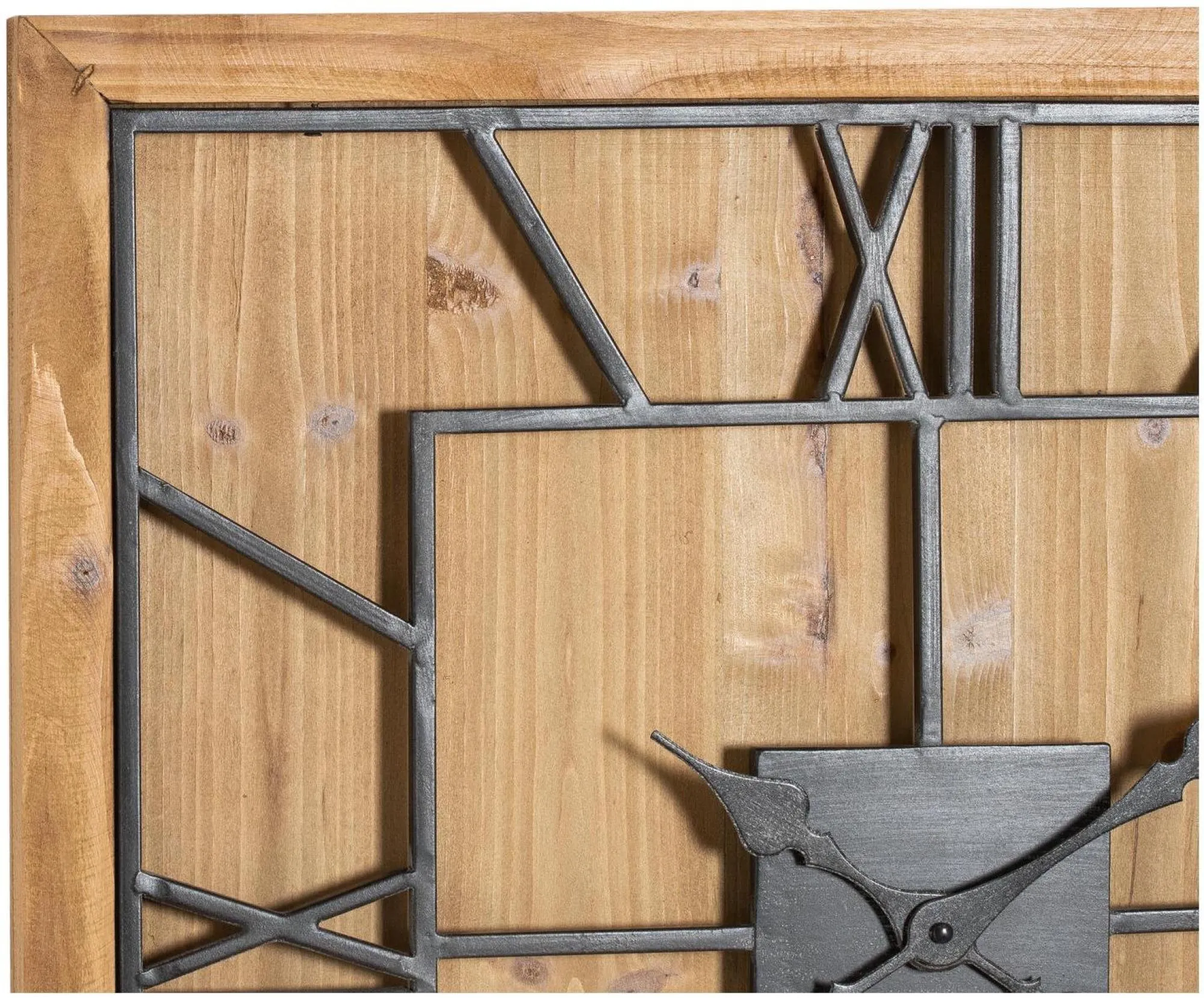 Victoria Square Wall Clock - Brown, Wood