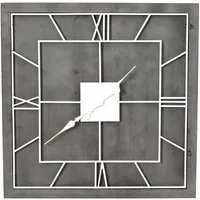 Victoria Square Wall Clock - Grey