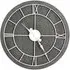 Victoria Wall Clock - Grey, Metal