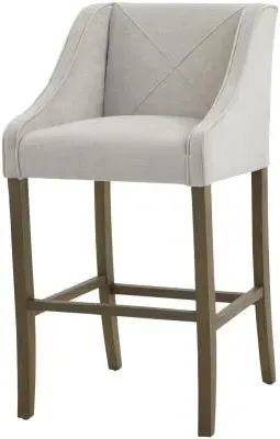 Warwick Upholstered Barstool Set of 2 - Grey image