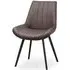Weipa Dining Chair - Brown, Faux Leather