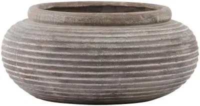 Worcester Round Planter - Brown, Ceramic