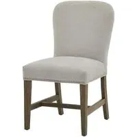 Yeppoon Dining Chair Set of 2 - Grey, Fabric