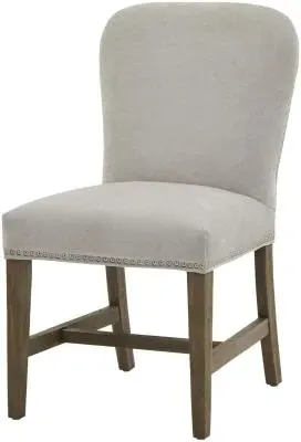 Yeppoon Dining Chair Set of 2 - Grey, Fabric