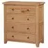 Appleby 5-Drawer Chest of Drawers - Satin Wax, Oak
